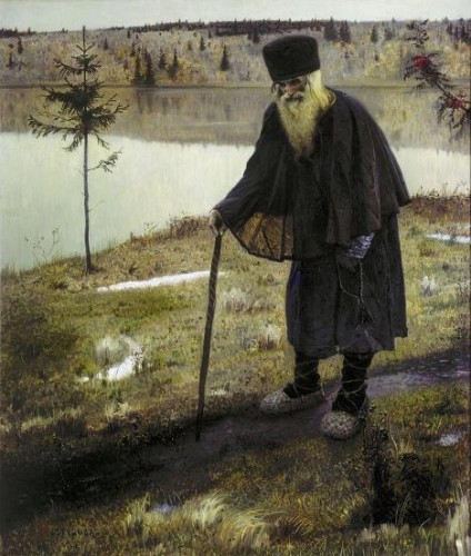 mikhaïl nesterov,l'ermite,vieillard,peintre russe,mythe